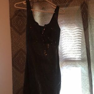 Dark grey sequence dressed like new